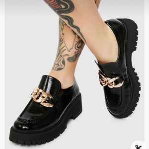 Steven Madden Chain Malvern Loafers. Sz 6